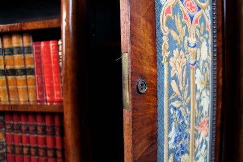 REGENCY EMPIRE ROSEWOOD DWARFFLOOR BOOKCASE - ADDITIONAL PHOTO 11