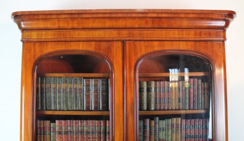VICTORIAN MAHOGANY SECRTAIRE BOOKCASE - ADDITIONAL PHOTO 8