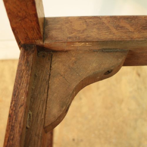 SET OF 14 ARTS CRAFTS DINING CHAIRS POSSIBLY WILLIAM BIRCH FOR LIBERTYS - ADDITIONAL PHOTO 14