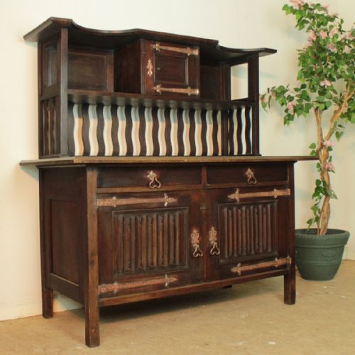 LIBERTY STYLE ARTS CRAFTS OAK SIDEBOARD - ADDITIONAL PHOTO 1
