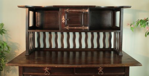 LIBERTY STYLE ARTS CRAFTS OAK SIDEBOARD - ADDITIONAL PHOTO 2