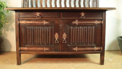 LIBERTY STYLE ARTS CRAFTS OAK SIDEBOARD - ADDITIONAL PHOTO 3