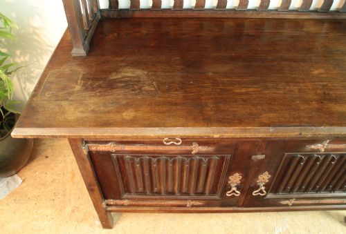 LIBERTY STYLE ARTS CRAFTS OAK SIDEBOARD - ADDITIONAL PHOTO 10