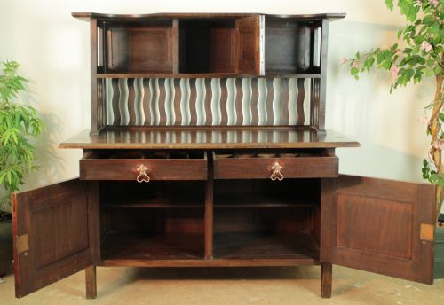LIBERTY STYLE ARTS CRAFTS OAK SIDEBOARD - ADDITIONAL PHOTO 13