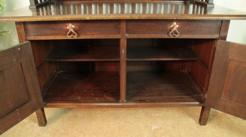 LIBERTY STYLE ARTS CRAFTS OAK SIDEBOARD - ADDITIONAL PHOTO 14