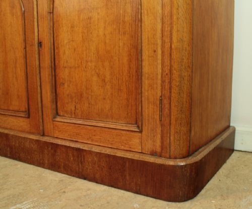 ANTIQUE VICTORIAN OAK SECRTAIRE BOOKCASE - ADDITIONAL PHOTO 8