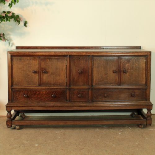 arts crafts oak heals sideboard - CATEGORY: ANTIQUE SIDEBOARDS - DATED 1920