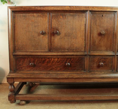 ARTS CRAFTS OAK HEALS SIDEBOARD - ADDITIONAL PHOTO 1