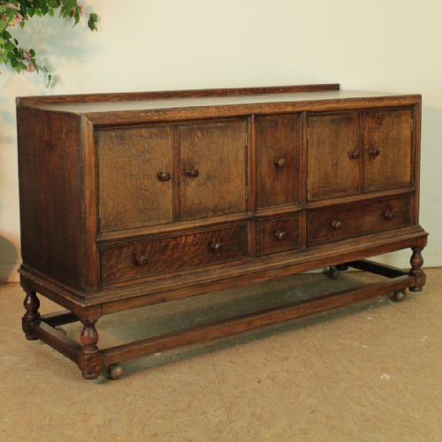 ARTS CRAFTS OAK HEALS SIDEBOARD - ADDITIONAL PHOTO 2