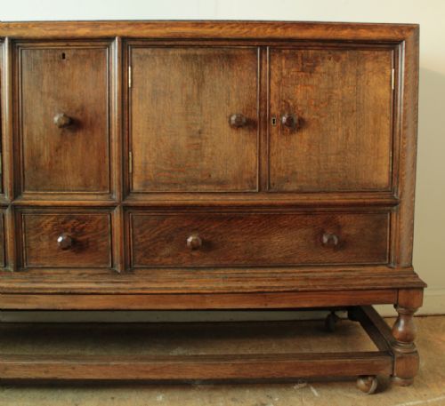 ARTS CRAFTS OAK HEALS SIDEBOARD - ADDITIONAL PHOTO 3