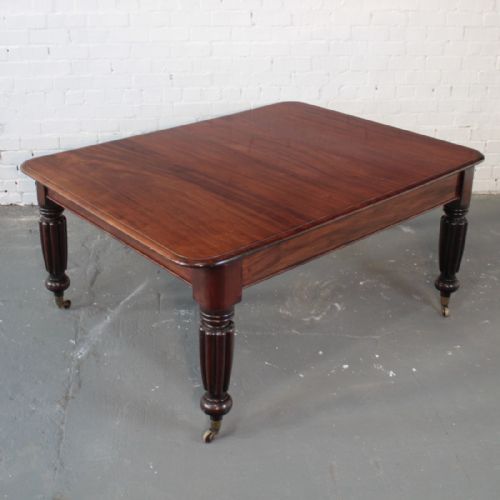 REGENCY MAHOGANY EXTENDING DINING TABLE 10FT7 SEATS 12 - ADDITIONAL PHOTO 6