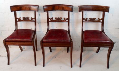 SET OF EIGHT REGENCY MAHOGANY DINING CHAIRS 8 - ADDITIONAL PHOTO 4