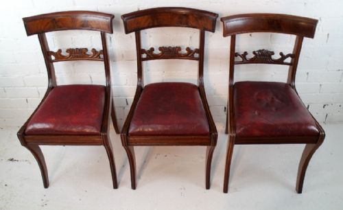 SET OF EIGHT REGENCY MAHOGANY DINING CHAIRS 8 - ADDITIONAL PHOTO 5