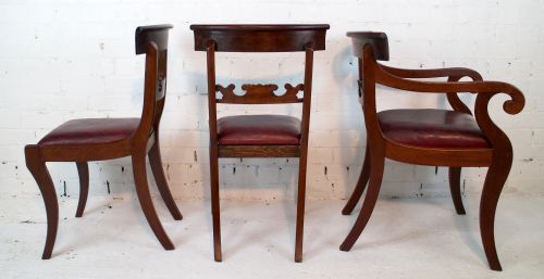 SET OF EIGHT REGENCY MAHOGANY DINING CHAIRS 8 - ADDITIONAL PHOTO 2