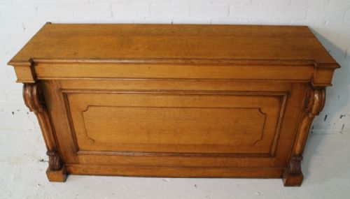 VICTORIAN OAK EXTENDING DINING TABLE LEAF HOLDER 12 FT - ADDITIONAL PHOTO 12