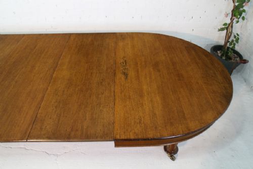 VICTORIAN OAK EXTENDING DINING TABLE LEAF HOLDER 12 FT - ADDITIONAL PHOTO 14