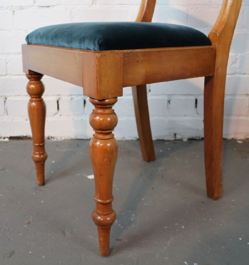 SET OF TWELVE VICTORIAN SATIN WALNUT DINING CHAIRS 12 - ADDITIONAL PHOTO 7