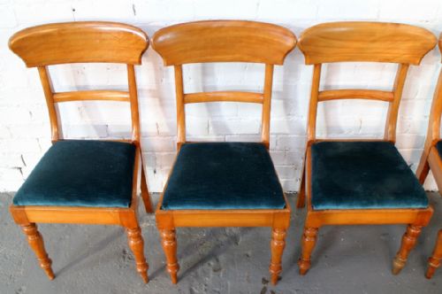 SET OF TWELVE VICTORIAN SATIN WALNUT DINING CHAIRS 12 - ADDITIONAL PHOTO 10