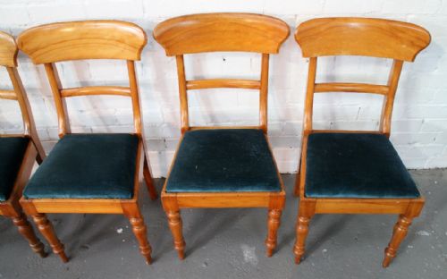 SET OF TWELVE VICTORIAN SATIN WALNUT DINING CHAIRS 12 - ADDITIONAL PHOTO 11