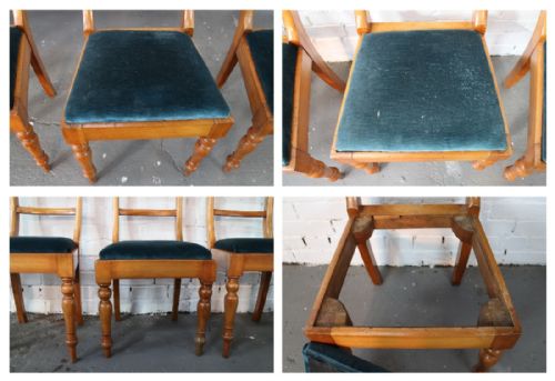 SET OF TWELVE VICTORIAN SATIN WALNUT DINING CHAIRS 12 - ADDITIONAL PHOTO 12