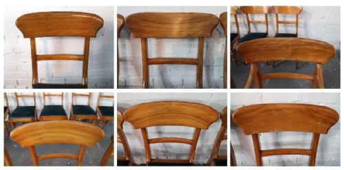 SET OF TWELVE VICTORIAN SATIN WALNUT DINING CHAIRS 12 - ADDITIONAL PHOTO 13