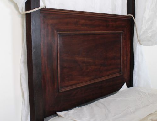 VICTORIAN MAHOGANY SINGLE FOUR POSTER BED - ADDITIONAL PHOTO 9