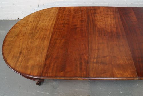 VICTORIAN CIRCULAR MAHOGANY EXTENDING DINING TABLE LEAF HOLDER 11FTSEATS 12 - ADDITIONAL PHOTO 12
