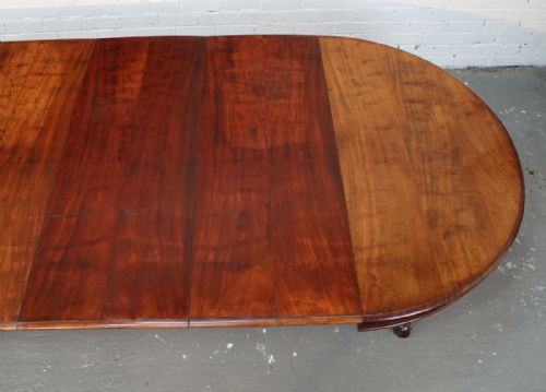 VICTORIAN CIRCULAR MAHOGANY EXTENDING DINING TABLE LEAF HOLDER 11FTSEATS 12 - ADDITIONAL PHOTO 13