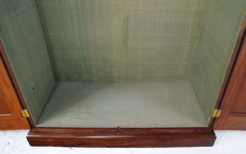 VICTORIAN MAHOGANY TWO DOOR DEEP WARDROBE - ADDITIONAL PHOTO 7