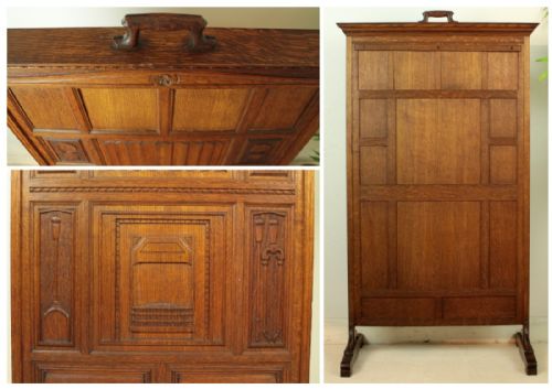 ARTS CRAFTS OAK FOUR PIECE BEDROOM SUITE ATTRIBUTED TO MAPLE CO - ADDITIONAL PHOTO 14