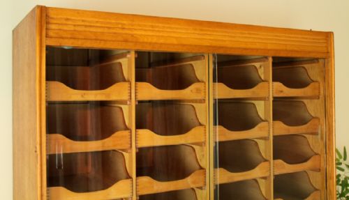 LARGE OAK HABERDASHERY SHOP CABINET - ADDITIONAL PHOTO 3