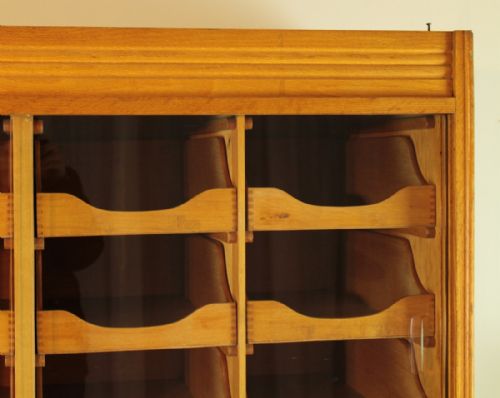 LARGE OAK HABERDASHERY SHOP CABINET - ADDITIONAL PHOTO 7