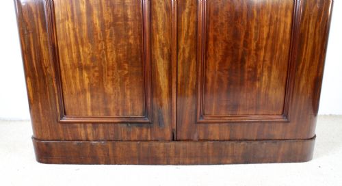 VICTORIAN MAHOGANY TWO DOOR WARDROBE BY WYLIE LOCHHEAD - ADDITIONAL PHOTO 5