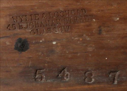 VICTORIAN MAHOGANY TWO DOOR WARDROBE BY WYLIE LOCHHEAD - ADDITIONAL PHOTO 6