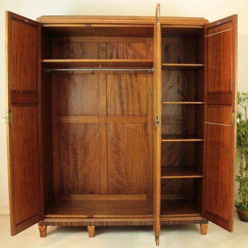 ART DECO WALNUT MACASSAR MARQUETRY BEDROOM SUITE - ADDITIONAL PHOTO 9