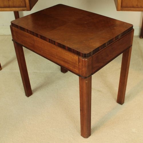 ART DECO WALNUT MACASSAR MARQUETRY BEDROOM SUITE - ADDITIONAL PHOTO 13