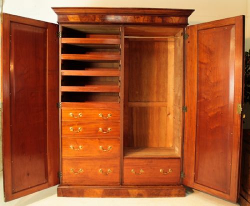 WILLIAM IV BURR WALNUT FITTED WARDROBE - ADDITIONAL PHOTO 12