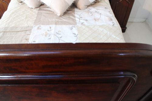 SCOTTISH VICTORIAN MAHOGANY DOUBLE BED - ADDITIONAL PHOTO 9