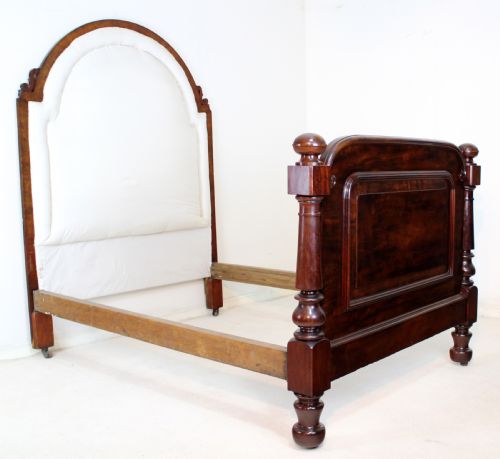 SCOTTISH VICTORIAN MAHOGANY DOUBLE BED - ADDITIONAL PHOTO 11