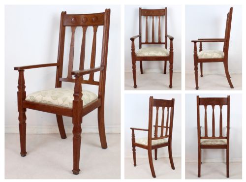 PAIR OF ARTS CRAFTS ARMCHAIRS SHAPLAND PETTER - ADDITIONAL PHOTO 1
