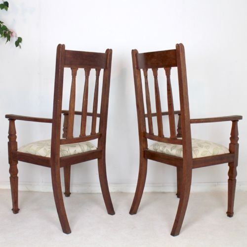 PAIR OF ARTS CRAFTS ARMCHAIRS SHAPLAND PETTER - ADDITIONAL PHOTO 3
