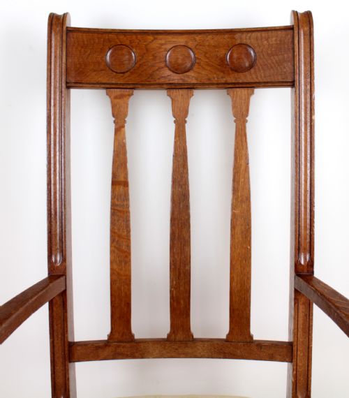PAIR OF ARTS CRAFTS ARMCHAIRS SHAPLAND PETTER - ADDITIONAL PHOTO 4