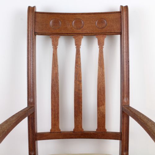 PAIR OF ARTS CRAFTS ARMCHAIRS SHAPLAND PETTER - ADDITIONAL PHOTO 6