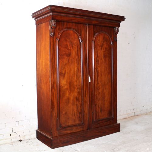 WILLIAM IV MAHOGANY FITTED WARDROBE - ADDITIONAL PHOTO 1