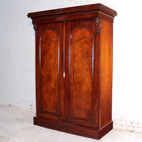 WILLIAM IV MAHOGANY FITTED WARDROBE - ADDITIONAL PHOTO 2