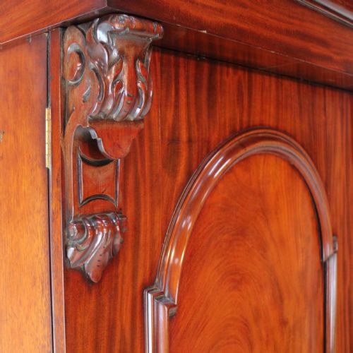 WILLIAM IV MAHOGANY FITTED WARDROBE - ADDITIONAL PHOTO 12