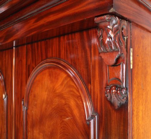 WILLIAM IV MAHOGANY FITTED WARDROBE - ADDITIONAL PHOTO 13