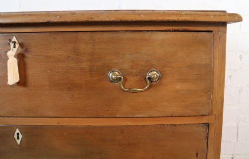EARLY VICTORIAN ANTIQUE SCOTTISH PINE ESTATE CHEST - ADDITIONAL PHOTO 7