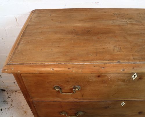 EARLY VICTORIAN ANTIQUE SCOTTISH PINE ESTATE CHEST - ADDITIONAL PHOTO 13