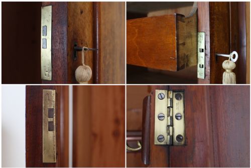 VICTORIAN WALNUT BREAKFRONT FITTED WARDROBE - ADDITIONAL PHOTO 23